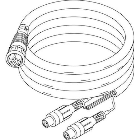 Simrad Video/Comms Cable 8 Pin Conn. To Bare Wires For Nmea SIM000-00129-001